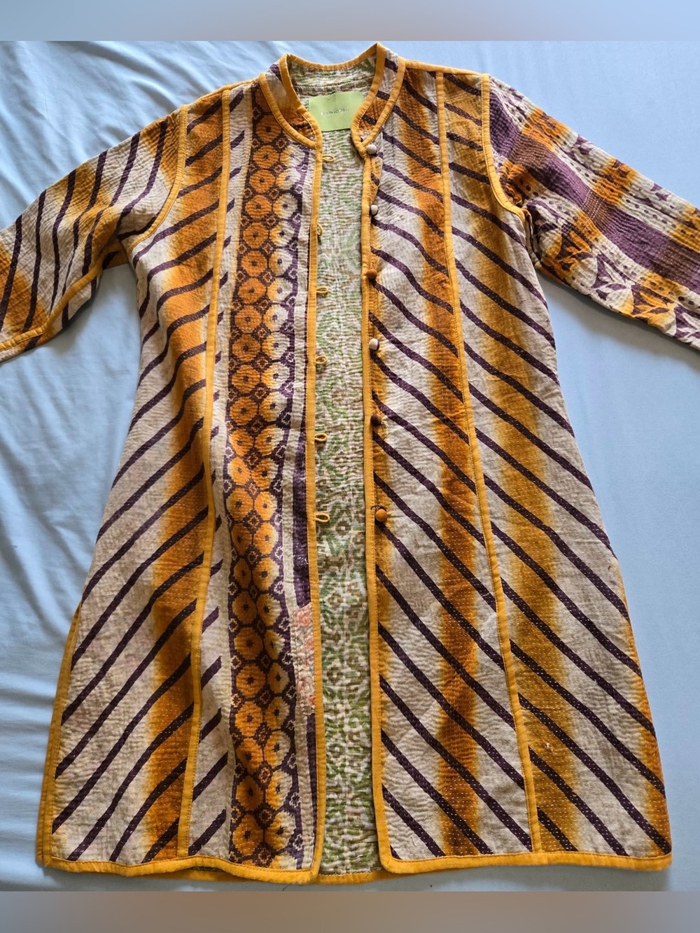 Rapsodia Kantha Jacket Size S/M Unique ~ Made in Argentina by Josefina Helguera - Picture 3 of 10